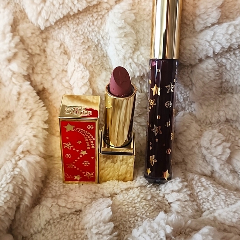 Estēe Lauder Nude/Plum Lip Set
